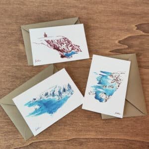 cartes postales île de groix mer falaises