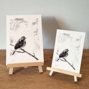 Encre de chine moineau impression